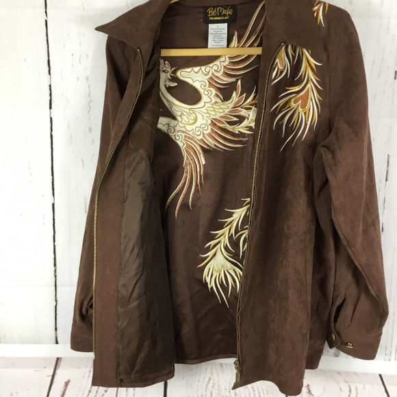 Bob Mackie Wearable Art Firebird Embroidered - Picture 3 of 7